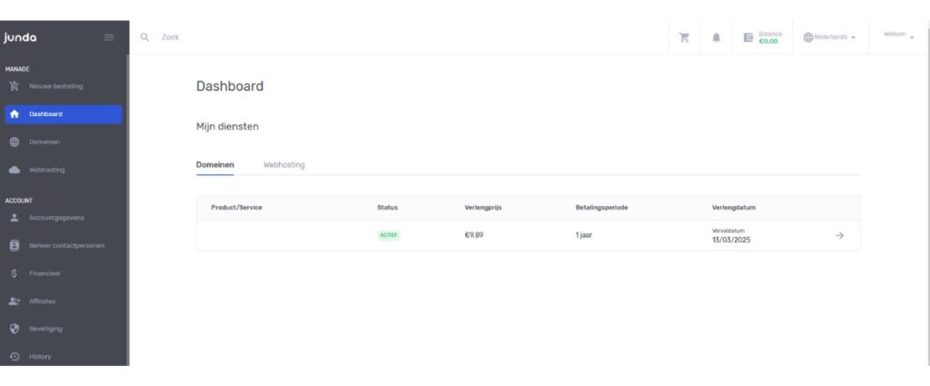 junda review dashboard
