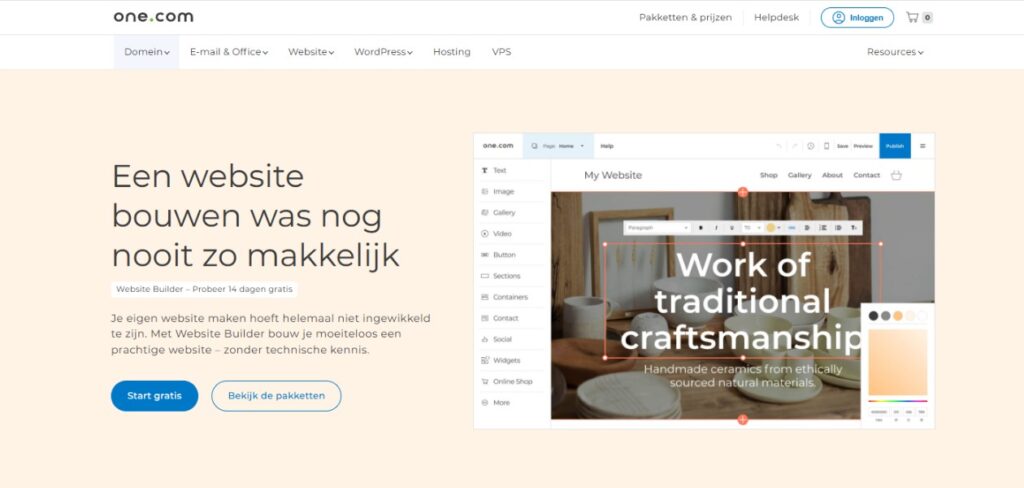 websitemaker one.com